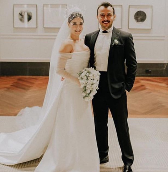 Hazal Kaya Wedding Picture